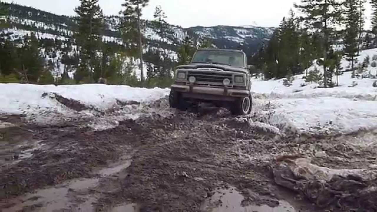 Snow and mud fun in Full Size Jeeps. YouTube