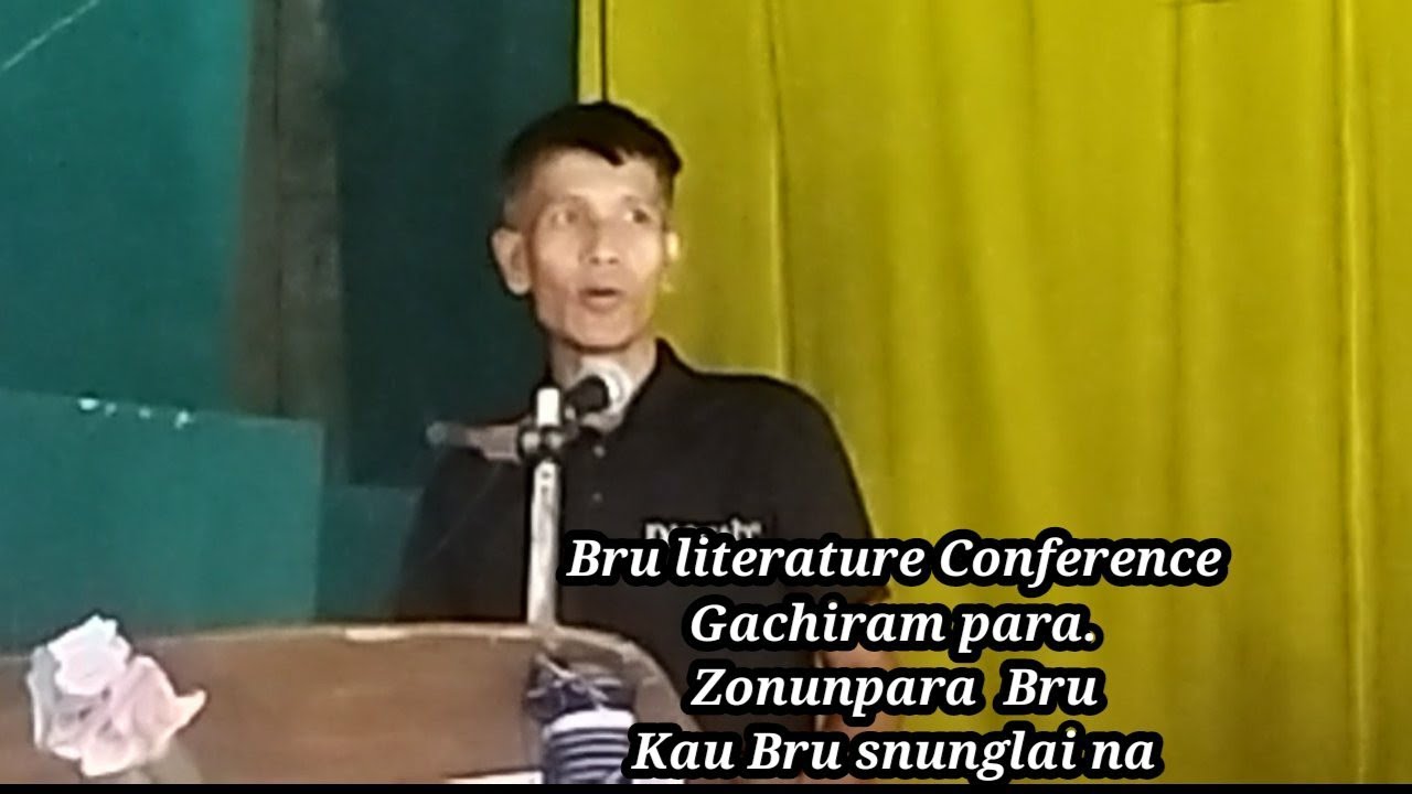 Kau Bru snunglai naby Zonunpara Bru/ Bru literature Conference.2023
