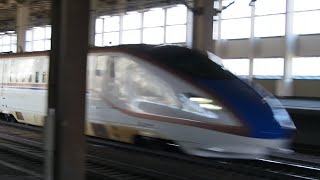 【超高速通過！】E7系F??編成 とき??号東京行き 浦佐駅通過