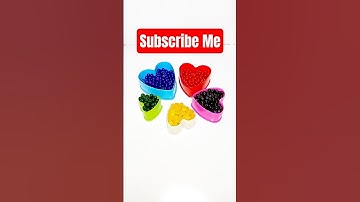 Reverse Satisfying ❤️🌈ASMR Beads ⚪🟠 #reverse #asmr #satisfying @asmrstudio5