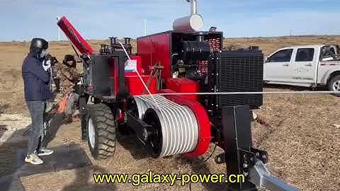 220KV Overhead Line Stringing Equipment For Twin Bundle Conductor Transmission