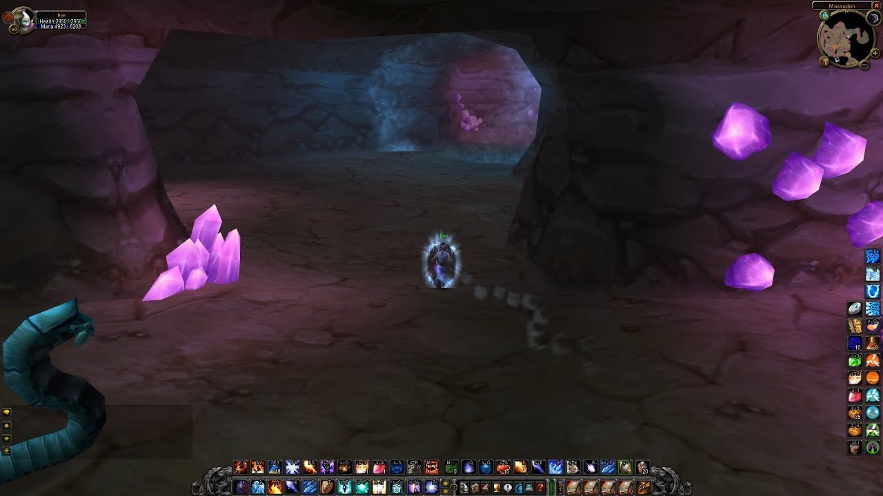 Maraudon Purple Crystals Dungeon Entrance Location Wow Classic Youtube