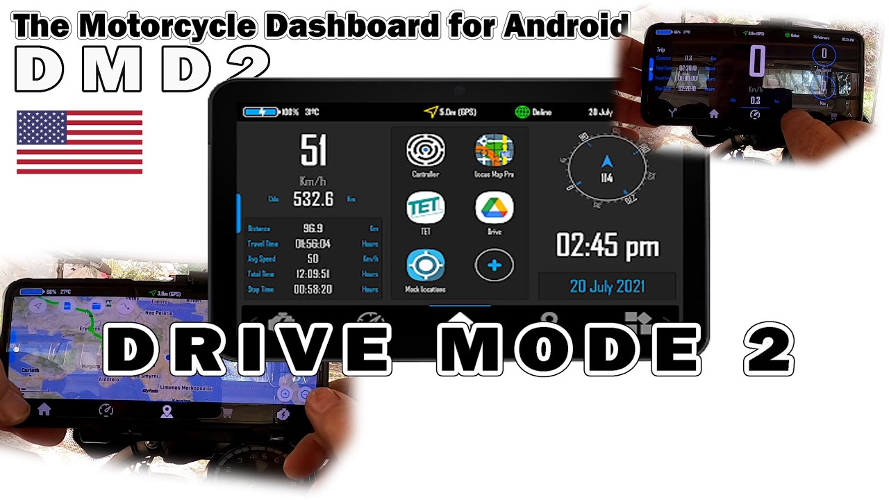 Motorcycle dash on your phone with OBD II reader 