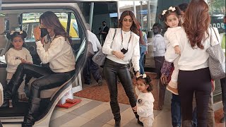 Shilpa Shetty With CUTE Daughter Samisha Fans Called It Cutie Pie
