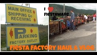Fiestaware Factory  Haul & Vlog | Homer Laughlin China Company | raygirllove