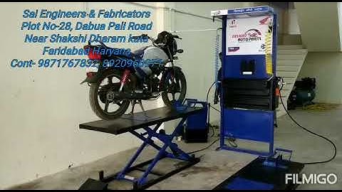 Two Wheeler Garage Equipment