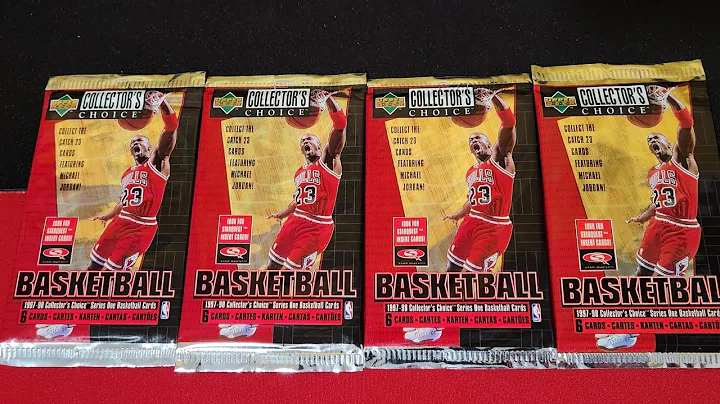 4x 97-98 Upper Deck collector's choice! Can we pull a Jordan?