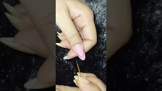 Nail art tutorial 💅#naildesign #simplenails #ytshorts 🎉