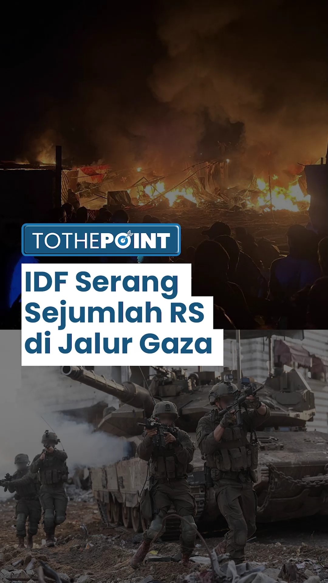 Pasukan Israel Memperbarui Serangannya ke Rumah Sakit Kamal Adwan serta Wilayah Lain di Jalur Gaza