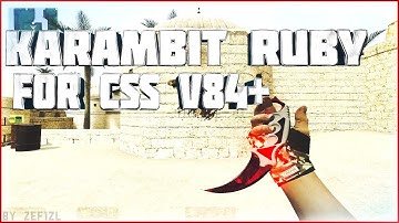 Karambit Rubyi Wraps Hand gloves for CSS V84 V89