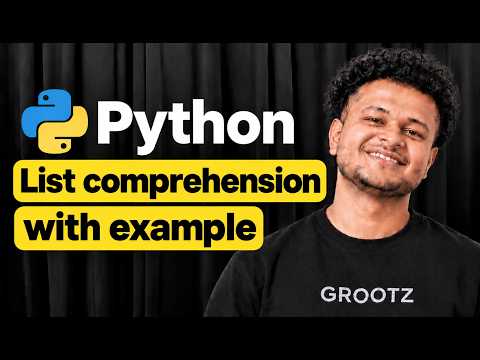 Python Tutorial for Beginners DAY 32 | List Comprehension in Python Explained with Examples