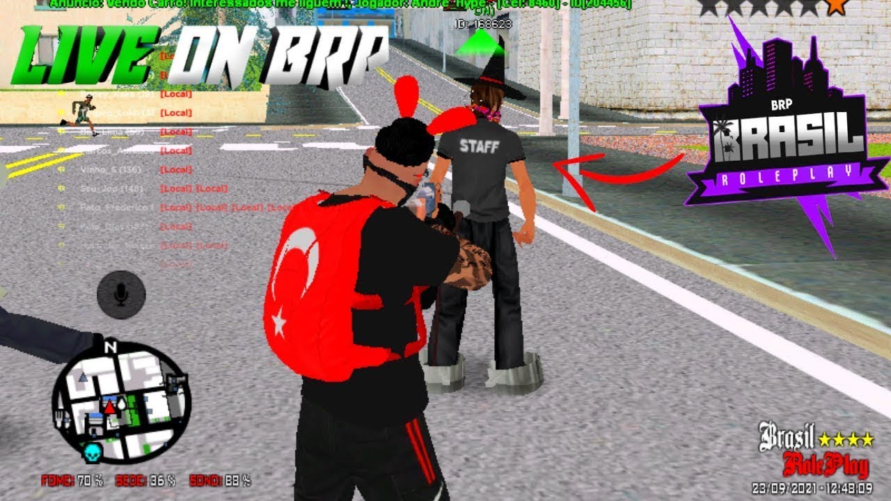 JOGANDO BRP COM OS INSCRITOS VOIP ON!!! - GTA SAMP 