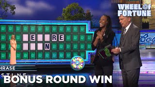 Kianesha Wins A New Car In The Bonus Round  Wheel Of Fortune