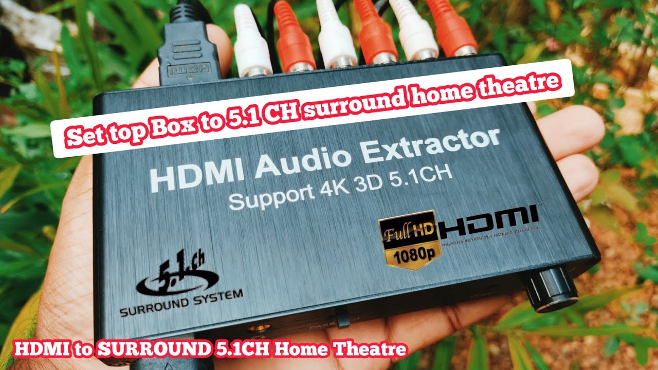 What's inside Hdmi Extractor 5.1 channel | 5.1 Surround Sound | set top Android box - YouTube