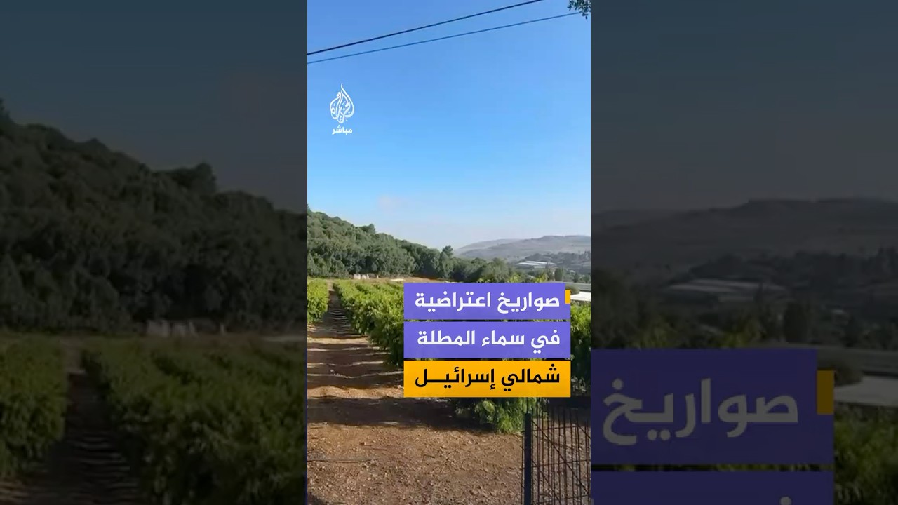 يديعوت أحرونوت: إطلاق صواريخ اعتراضية من منطقة المطلة باتجاه جنوب لبنان
