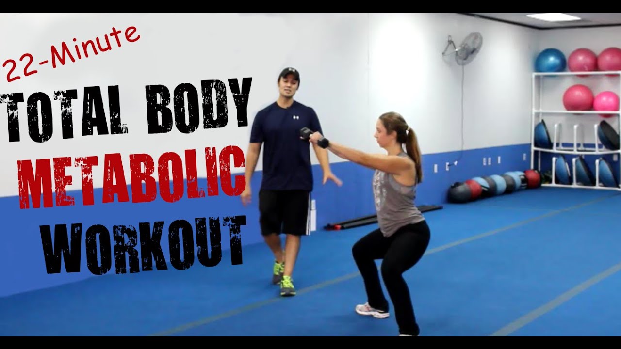 ab workouts with resistance bands 22-Minute Fat-Burning Total Body Metabolic Workout