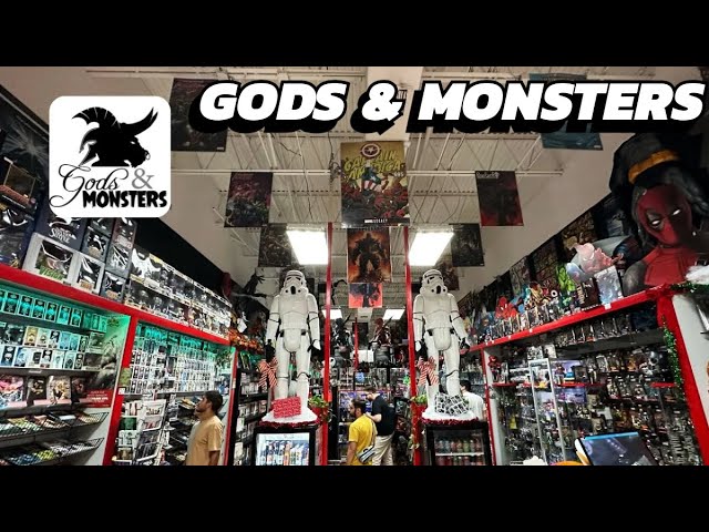 Gods and Monsters Orlando - comic book shop and action figures store for  the nerd / geek fans 