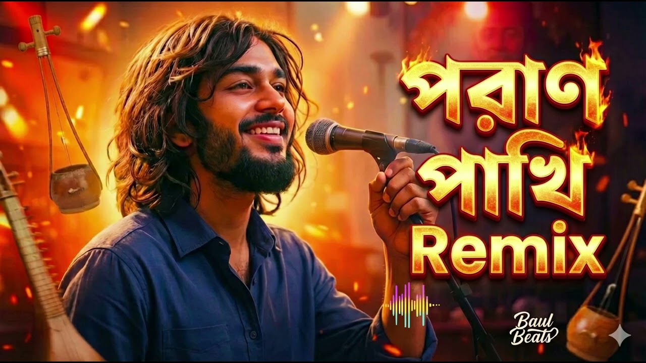 পরাণ পাখি Poran Pakhi Remix - New Bangla Folk Fusion 2026 🇧🇩 | Baul Beats