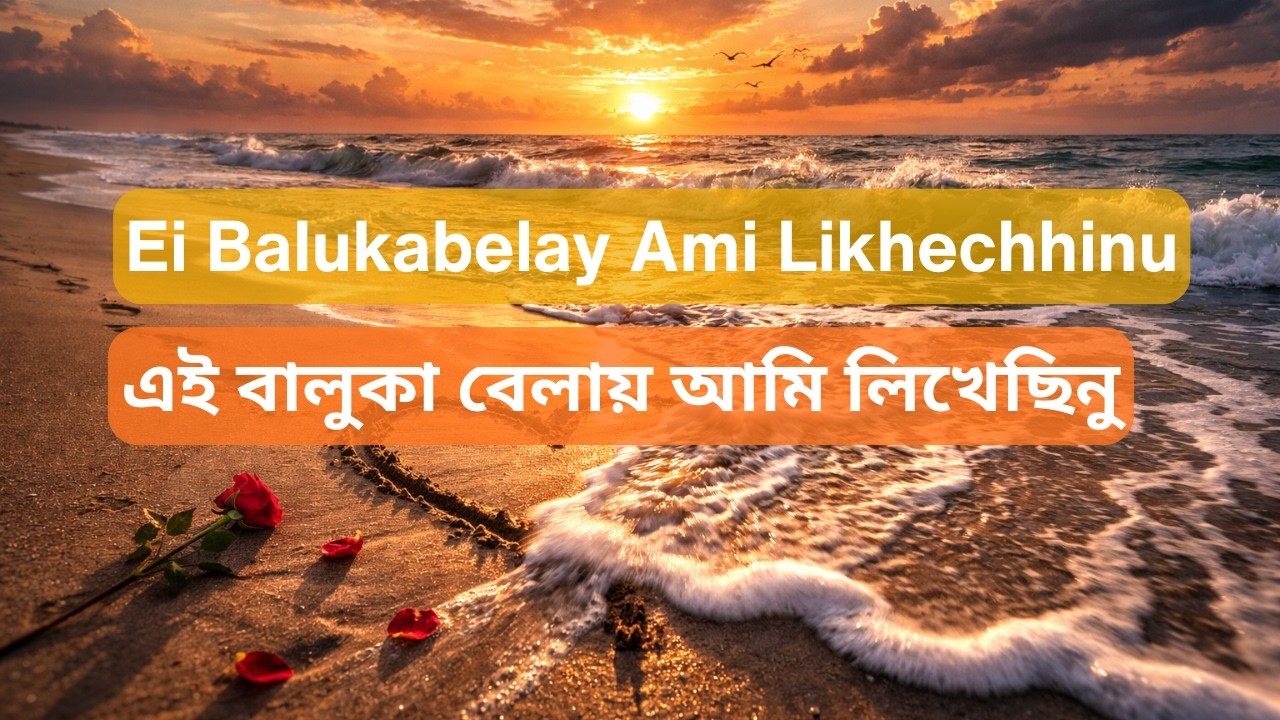 Ei Balukabelay Ami Likhechhinu  | এই বালুকা বেলায় আমি লিখেছিনু (Cover Version) #arpitasmelodies