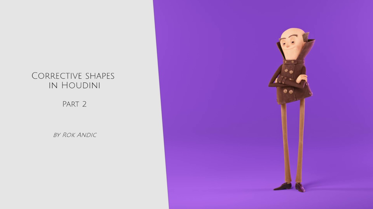 Character rigging in Houdini: Corrective Shapes - Part 2 - YouTube