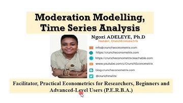 (EViews10): Moderation Modelling using Time Series Data (Part 1)