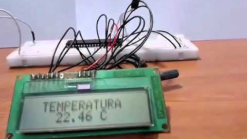 PICC - PIC16F887 + LM35 Temperature Sensor