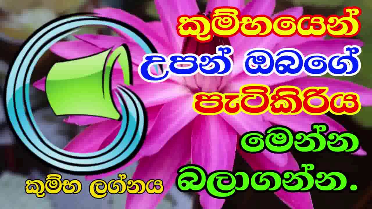 Lagna Palapala Kumbha Lagnaya කුම්භ ලග්නයෙන් උපන් ඔබගේ  ආවේණික පොදු ගති  ලක්ෂණ
