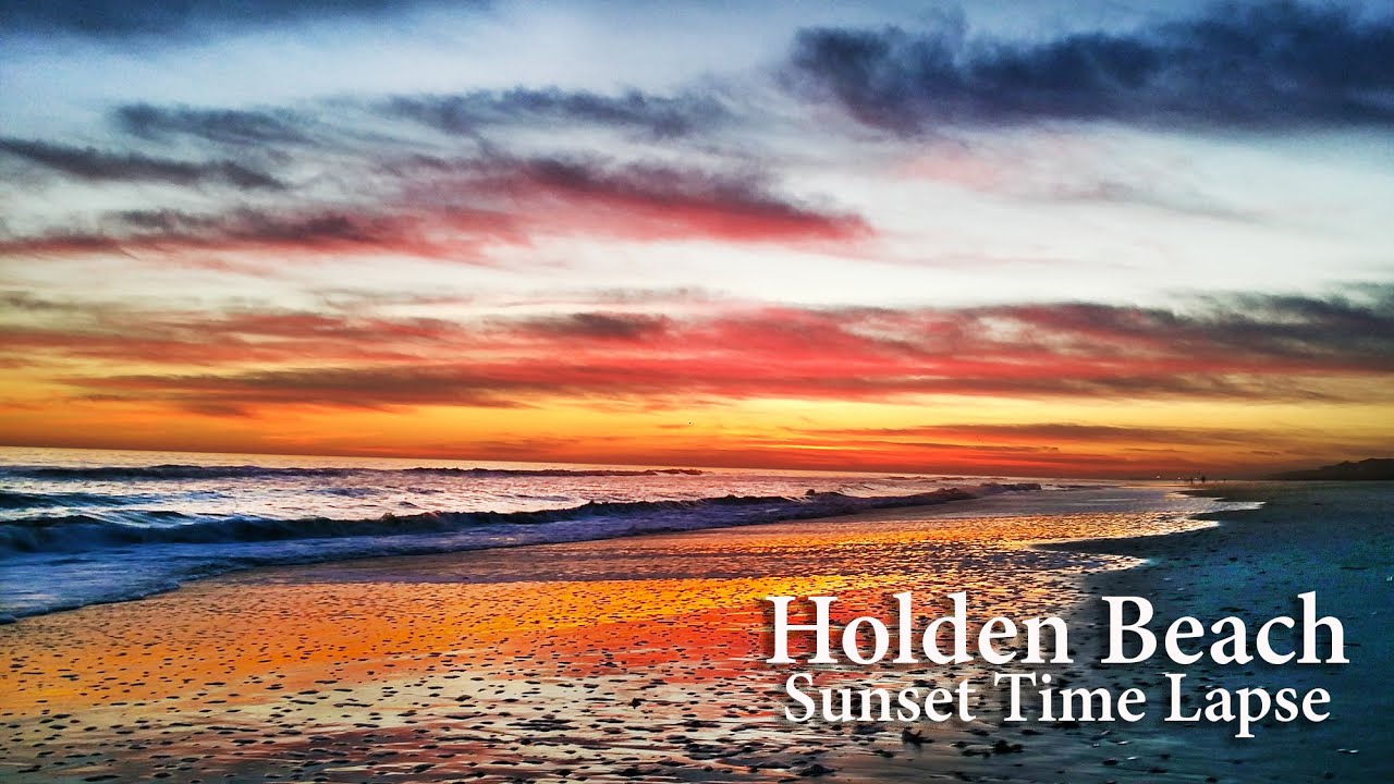 Holden Beach NC Sunset Time Lapse Sony A6000 YouTube