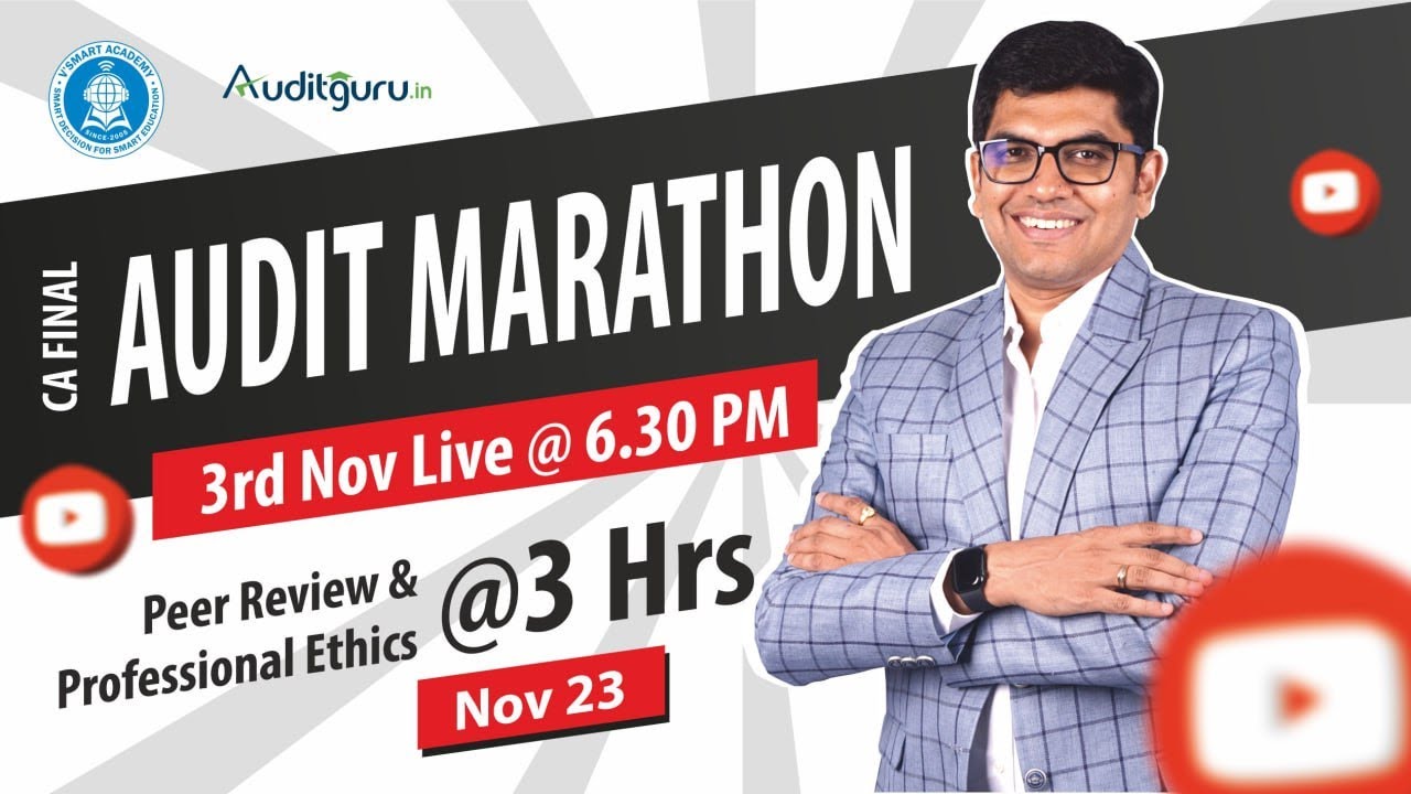 CA Final Audit Marathon | Peer Review & Professional Ethics in 3 hrs ...