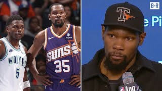 Kevin Durant on Anthony Edwards: 'My favorite player to watch' | 2024 NBA Playoffs screenshot 4