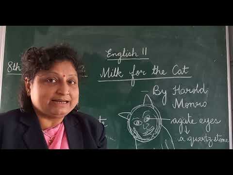 Explanation of the poem &rsquo;Milk For the Cat&rsquo; by Harold Monro
