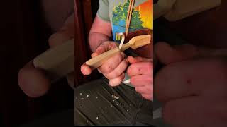 Sculpter une fourchette en bois #apprendre #sculpture #diy #artisan