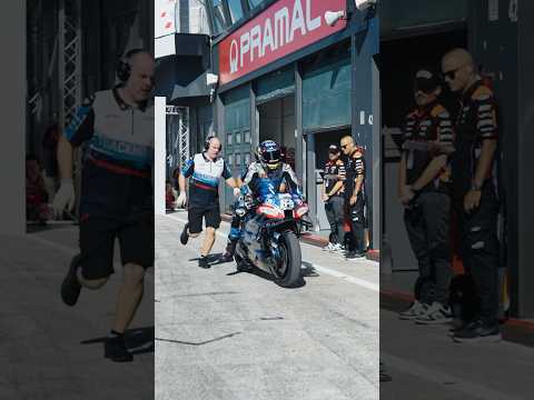 Had a slight hiccup during one of the sessions… #motorsports #motogp #trackhouse