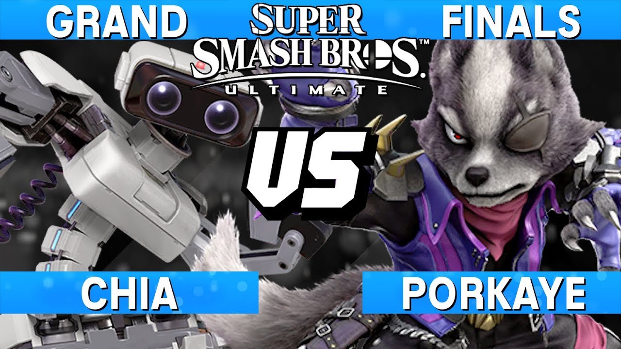 Smash Ultimate Tournament Grand Finals - Chia (ROB) vs Porkaye (Wolf) - S@LT 196