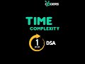 Understanding Time Complexity in Data Structures & Algorithms ⏱️ | DSA One-Minute Guide