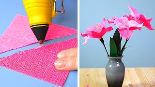 32 BEAUTIFUL FLOWER IDEAS || DIY Paper Flowers by 5Minute DECOR!