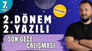 7.Sınıf Matematik 2.Dönem 2.Yazılı | Ülke Geneli | Son Gece Çalışması | En Kritik Sorular