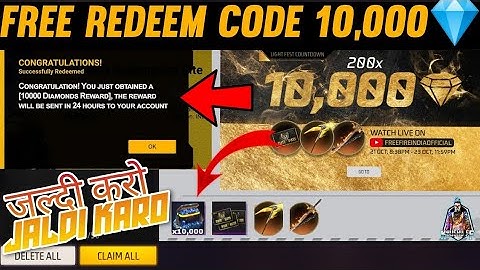 free fire free redeem code 10,000💎para SAMSUNG,A3,A5,A6,A7,J2,J5,J7,S5,S6,S7,S9,A10,A20,A30,A50, A70