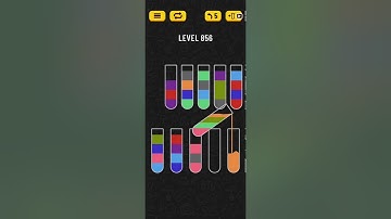 Water Sort Puzzle Level 856 Walkthrough Solution Android/iOS 💦