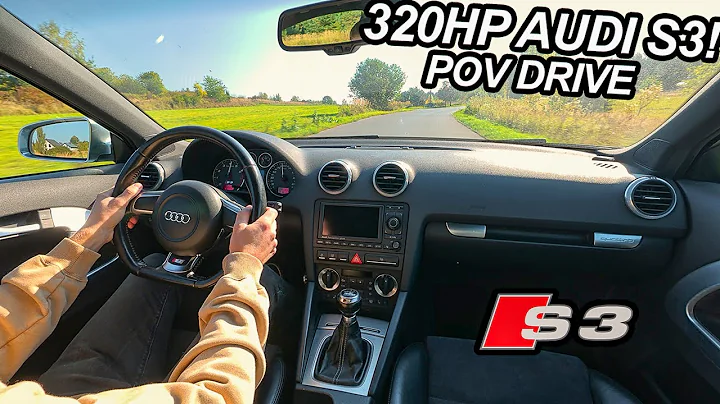 AUDI S3 8P 320HP MANUAL POV DRIVE 4K! Custom Exhaust!