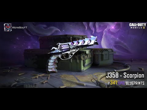 Unlocking J358 Scorpion | CODM Gameplay | Call Of Duty Mobile #aloneboyytplays