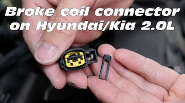 Replacing Broken Coil Wire Connector on Hyundai/Kia 2.0L GDI