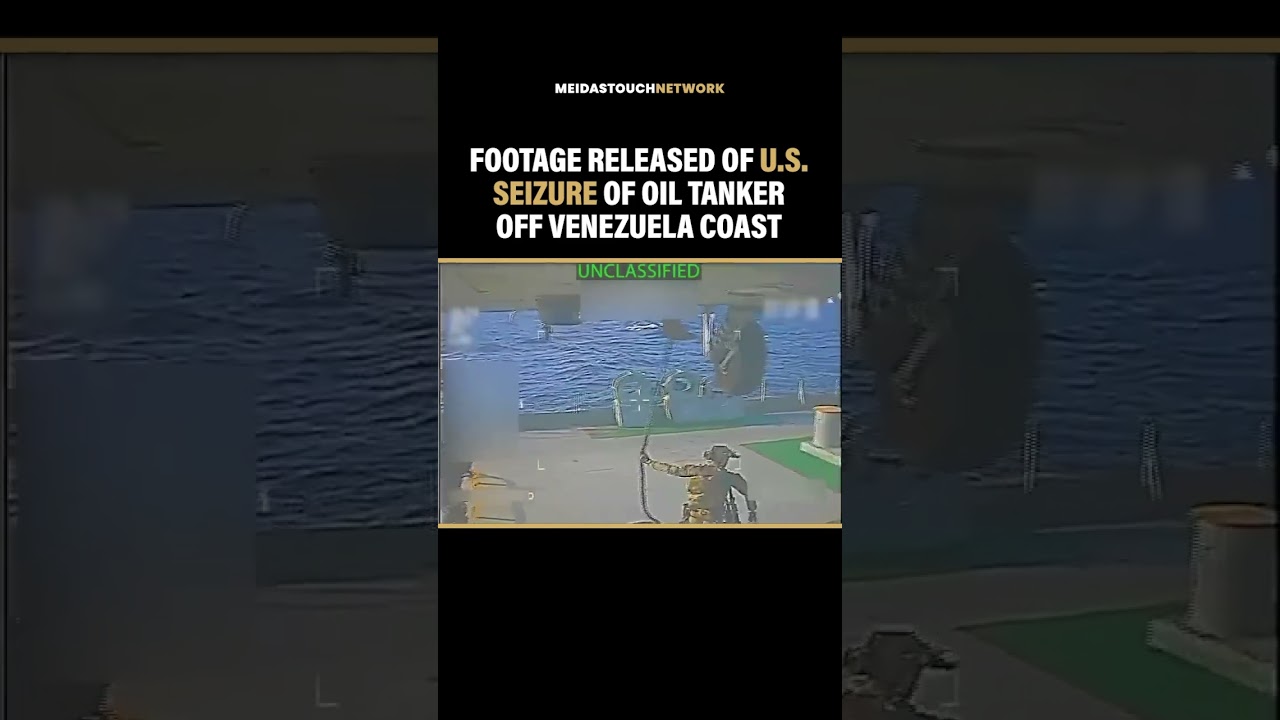 WATCH: Footage Released of U.S. Seizure of Oil Tanker Off Venezuela Coast