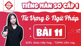 BÀI 11 TỪ VỰNG - NGỮ PHÁP TIẾNG HÀN TỔNG HỢP SƠ CẤP 1 | HỌC TIẾNG HÀN ONLINE screenshot 5