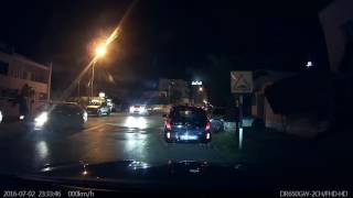 Idiot Driving Backwards Tunis