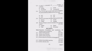 #HSBTE 1stYear/Common for all Branches Sample paper of Applied Mechanics