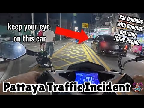 Pattaya Road Rage Chaos! Witness the Incident in Pattaya, Th