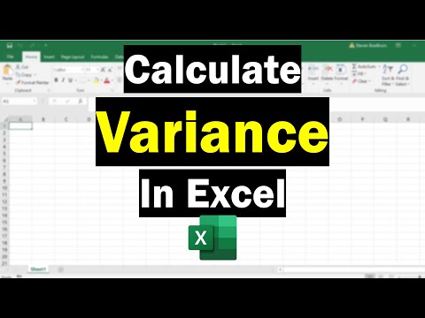 How To Calculate Variance In Excel (Sample And Population!)