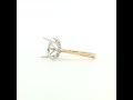 14kt Yellow And White Gold Lab Diamond Semi-Mount               72998 72999