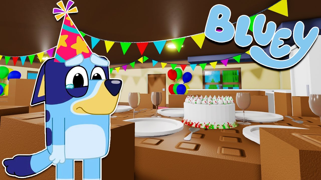 NADIE fue a la FIESTA de CUMPLEAÑOS de BLUEY | Las Aventuras de BLUEY en ROBLOX!